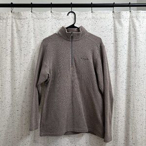 Columbia Men's 1/4 Zip in Grey, Size M